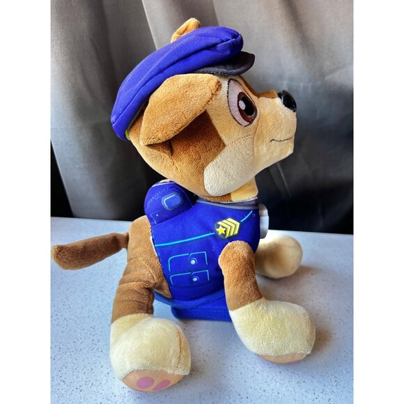 Paw Patrol Chase Plush Toy Police Dog Stuffed Animal 12" Tall Soft Cuddle Buddy - Picture 3 of 10